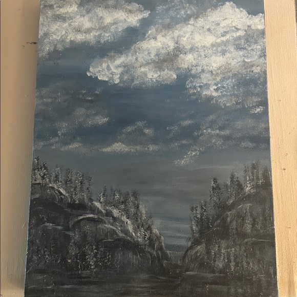 Landscape Canvas Art with Clouds by @buffalosbest - Picture 1 of 1